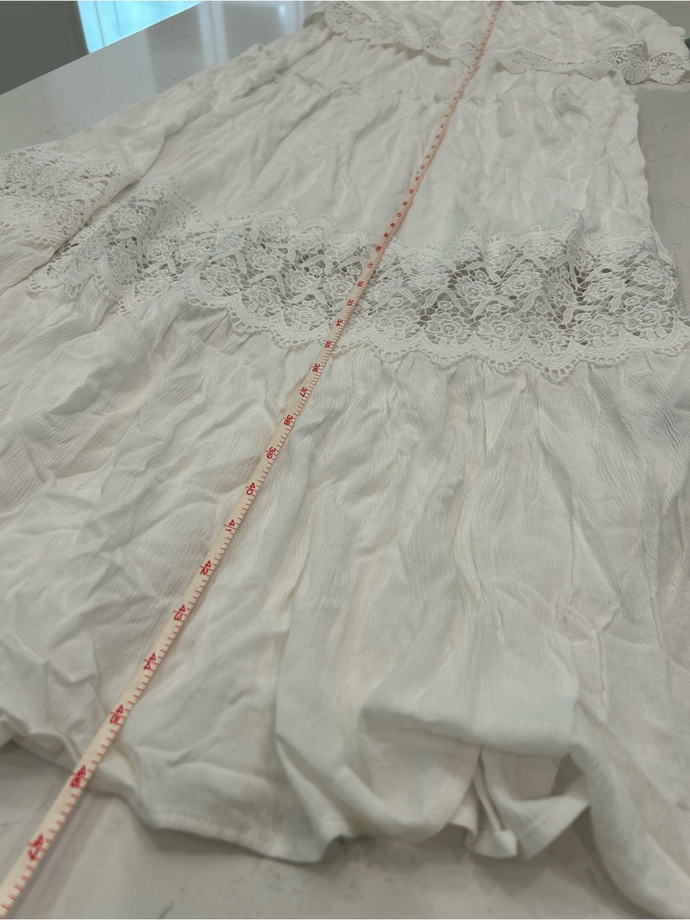 Justify White Off-Shoulder Lace Maxi Dress - Picture 8 of 10
